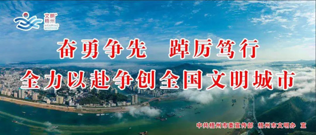 全國文明城市，我要創(chuàng)！我是梧州人，我行動